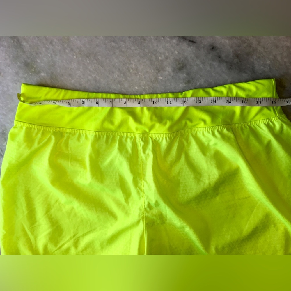 Danskin Bright Neon Yellow athletic shorts - Picture 5 of 9